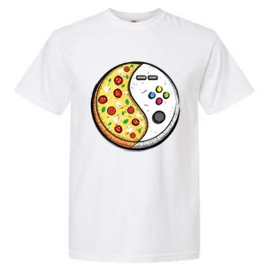 Gaming And Pizza Design For Gamer Gift Garment-Dyed Heavyweight T-Shirt