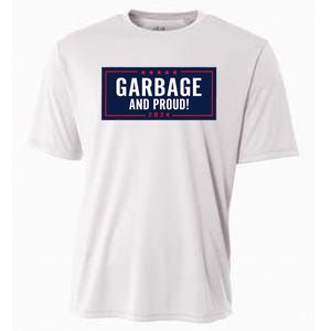 Garbage And Proud Trump President 2024 Cooling Performance Crew T-Shirt