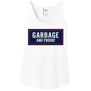 Garbage And Proud Trump President 2024 Ladies Essential Tank