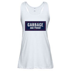 Garbage And Proud Trump President 2024 Ladies Essential Flowy Tank