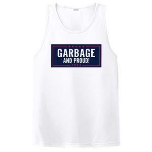 Garbage And Proud Trump President 2024 PosiCharge Competitor Tank