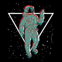 Graphic Astronaut Rave Festival Gift Impact Tech Backpack