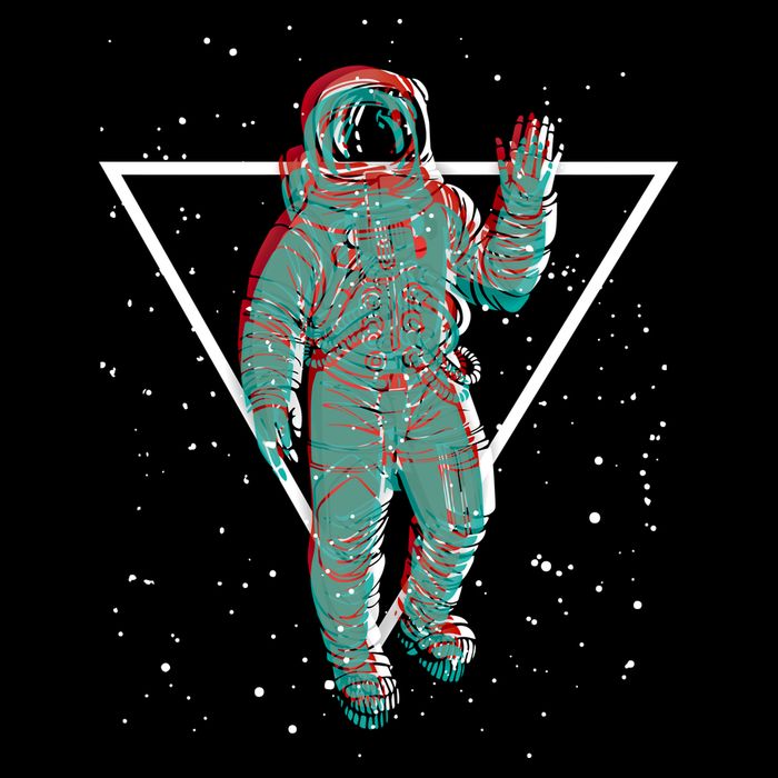 Graphic Astronaut Rave Festival Gift Impact Tech Backpack