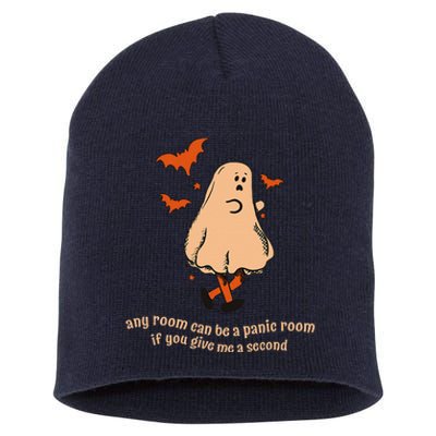 Ghost Any Room Can Be A Panic Room If You Give Me A Second Short Acrylic Beanie