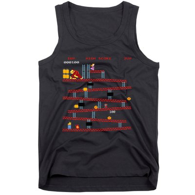 Gaming Arcade Retro Video Game Console Vintage Gamer Gifts Tank Top