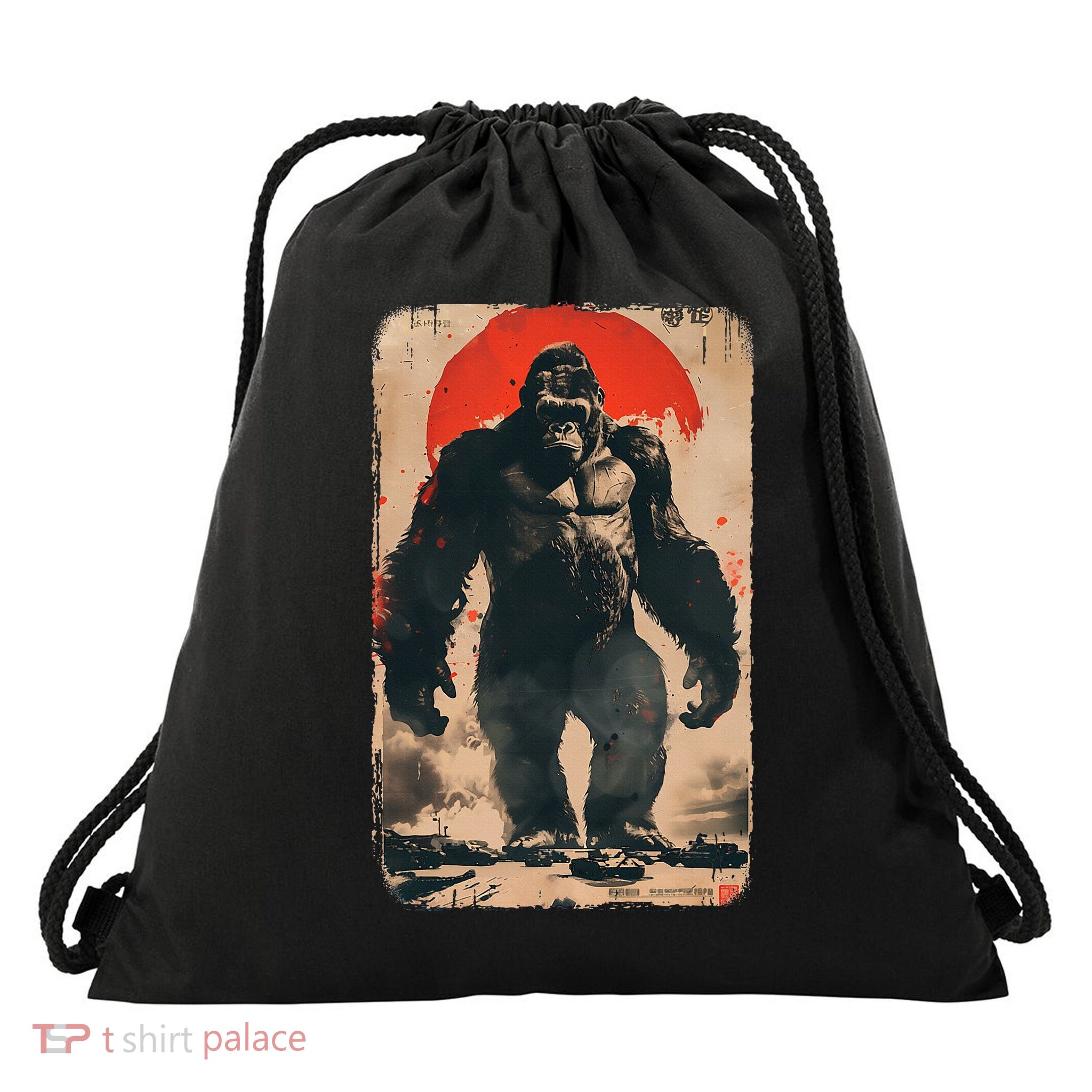 Giant Ape Retro Rare Kaiju Drawstring Bag