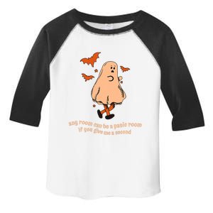 Ghost Any Room Can Be A Panic Room If You Give Me A Second Toddler Fine Jersey T-Shirt