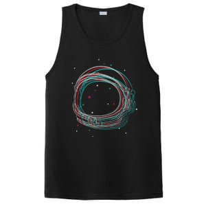 Graphic Astronaut Rave Festival Cool Gift PosiCharge Competitor Tank