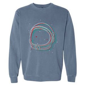 Graphic Astronaut Rave Festival Cool Gift Garment-Dyed Sweatshirt