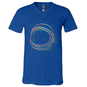 Graphic Astronaut Rave Festival Cool Gift V-Neck T-Shirt