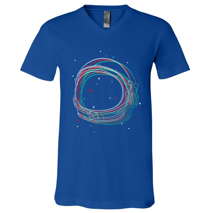 Graphic Astronaut Rave Festival Cool Gift V-Neck T-Shirt