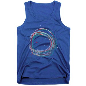 Graphic Astronaut Rave Festival Cool Gift Tank Top