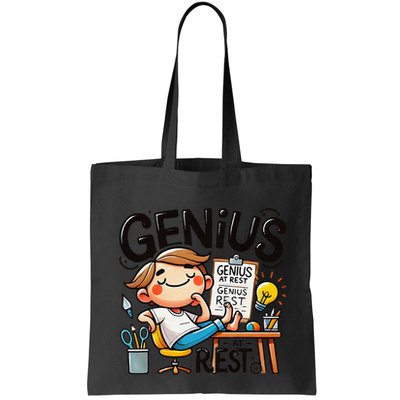 Genius At Rest Funny Bag