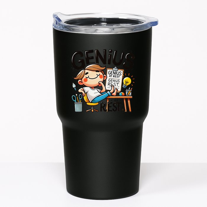 Genius At Rest Funny Tumbler