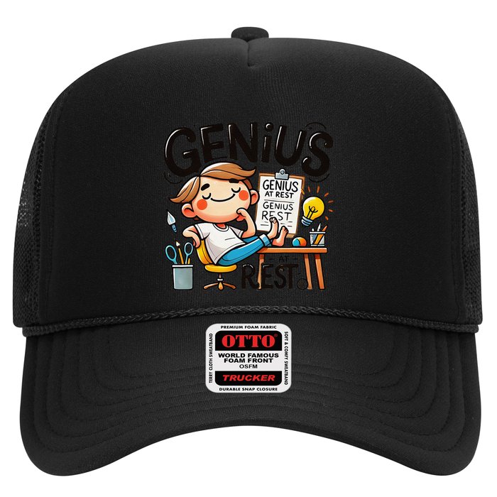 Genius At Rest Funny Hat