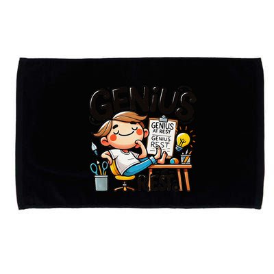 Genius At Rest Funny Microfiber Hand Towel