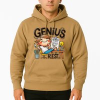 Genius At Rest Funny Hoodie