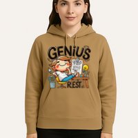 Genius At Rest Funny Hoodie
