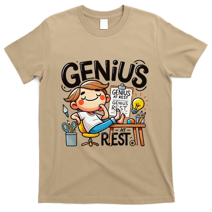 Genius At Rest Funny T-Shirt