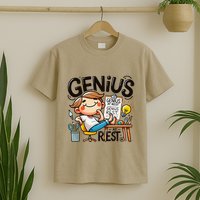 Genius At Rest Funny T-Shirt