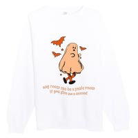 Ghost Any Room Can Be A Panic Room If You Give Me A Second Premium Crewneck Sweatshirt