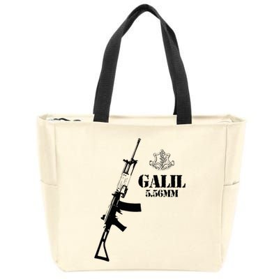 Galil Assault Rifle 5.56 Idf Zip Tote Bag
