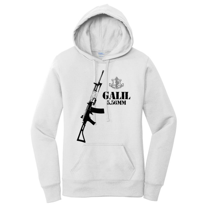 Galil Assault Rifle 5.56 Idf Women's Pullover Hoodie