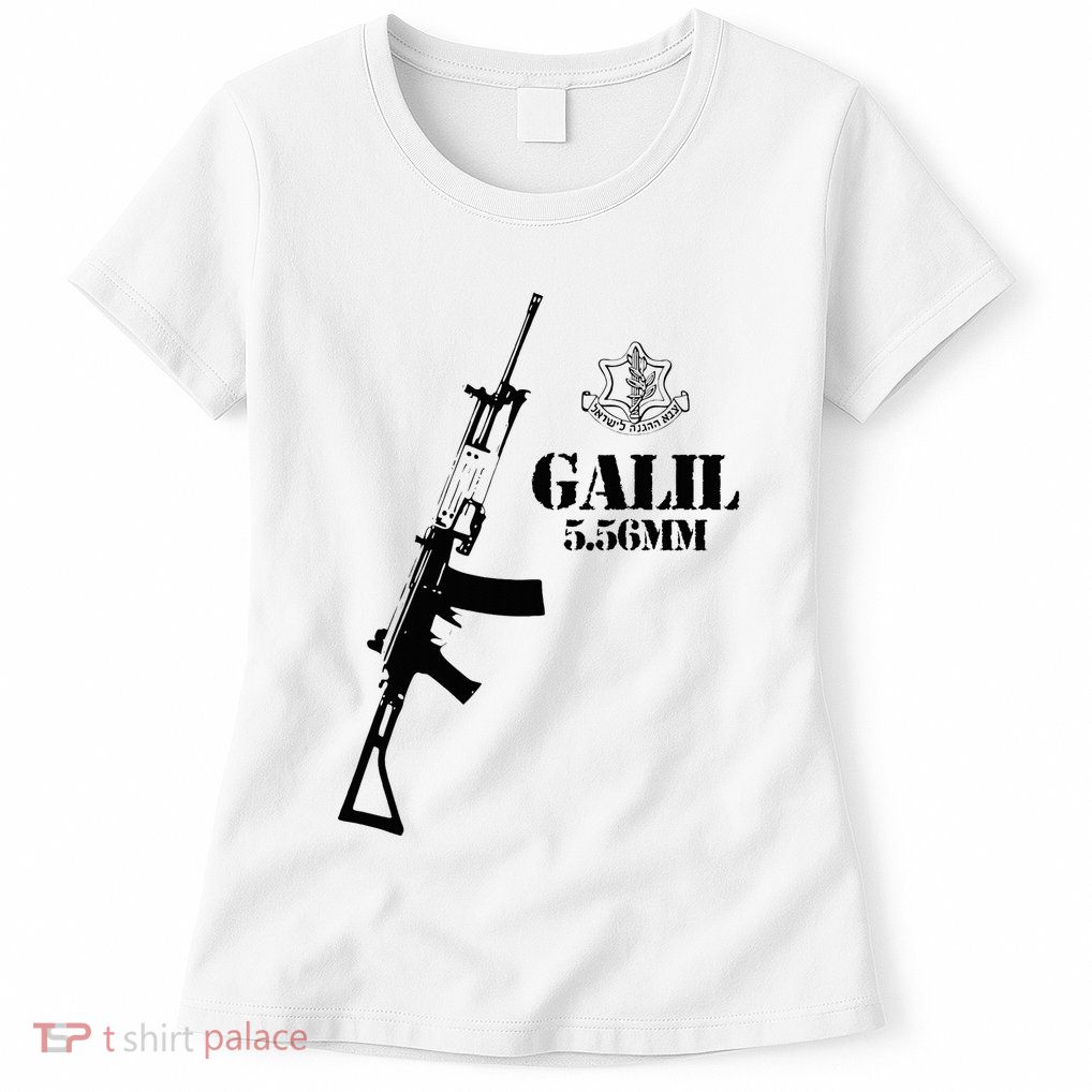 Galil Assault Rifle 5.56 Idf Womens T-Shirt
