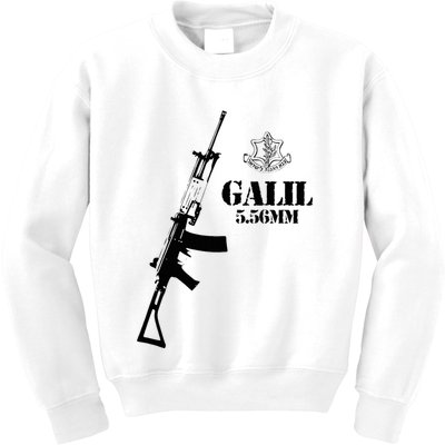 Galil Assault Rifle 5.56 Idf Kids Sweatshirt