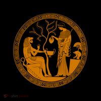 Goddess Athena Refreshing Heracles Drawstring Bag