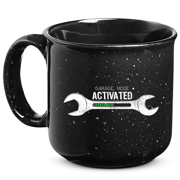 Garage Mode Activated Funny Mechanic 15oz Campfire Ceramic Mug