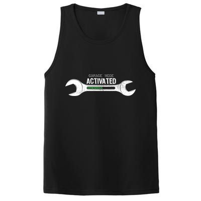Garage Mode Activated Funny Mechanic PosiCharge Competitor Tank