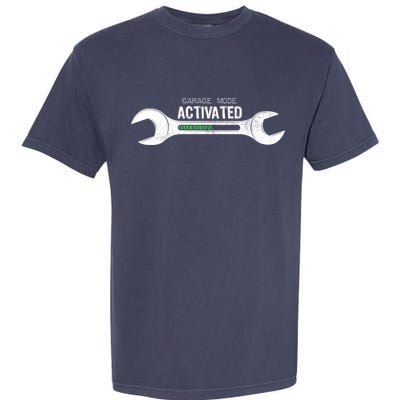 Garage Mode Activated Funny Mechanic Garment-Dyed Heavyweight T-Shirt
