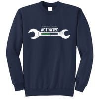 Garage Mode Activated Funny Mechanic Sweatshirt