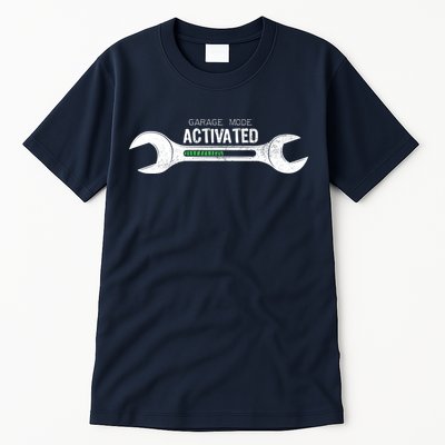Garage Mode Activated Funny Mechanic Tall T-Shirt