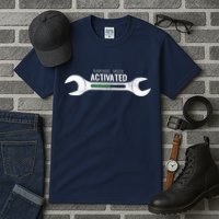 Garage Mode Activated Funny Mechanic Tall T-Shirt