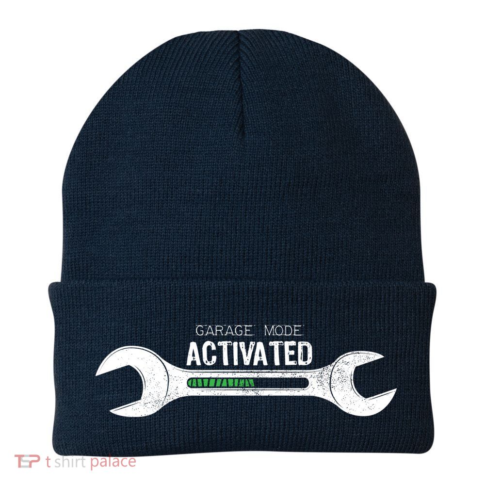 Garage Mode Activated Funny Mechanic Beanie