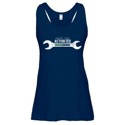 Garage Mode Activated Funny Mechanic Ladies Essential Flowy Tank