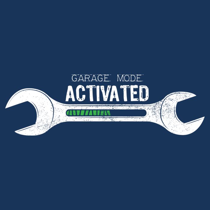 Garage Mode Activated Funny Mechanic 16 in Basic Backpack
