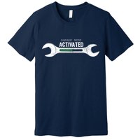 Garage Mode Activated Funny Mechanic Premium T-Shirt