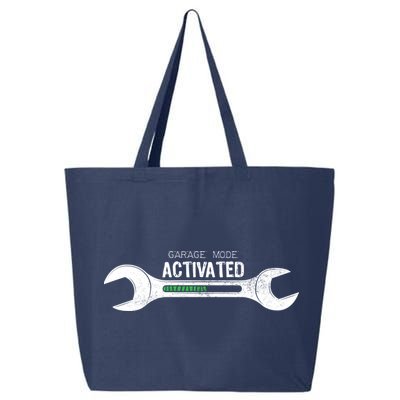 Garage Mode Activated Funny Mechanic 25L Jumbo Tote