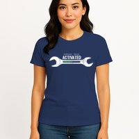 Garage Mode Activated Funny Mechanic Womens T-Shirt