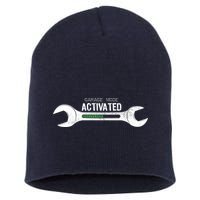 Garage Mode Activated Funny Mechanic Short Acrylic Beanie