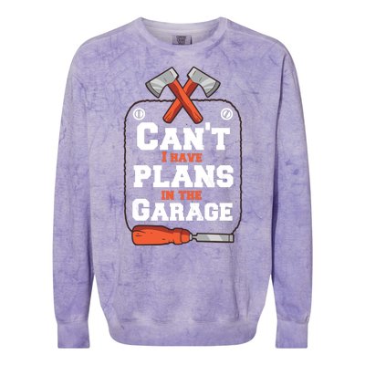 Garage Plans Colorblast Crewneck Sweatshirt