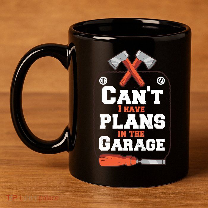 Garage Plans 11oz C Handle Ceramic Mug
