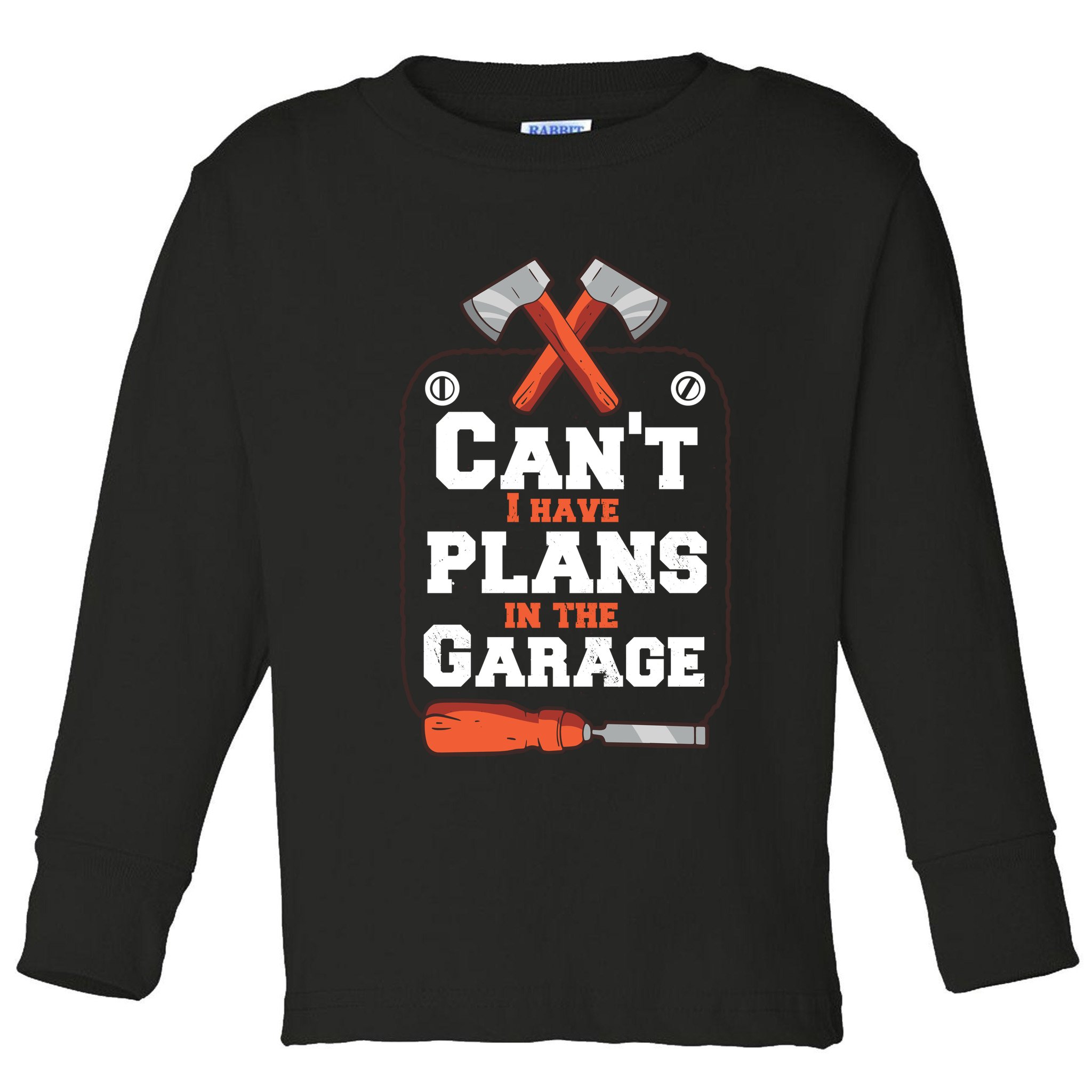 Garage Plans Toddler Long Sleeve Shirt