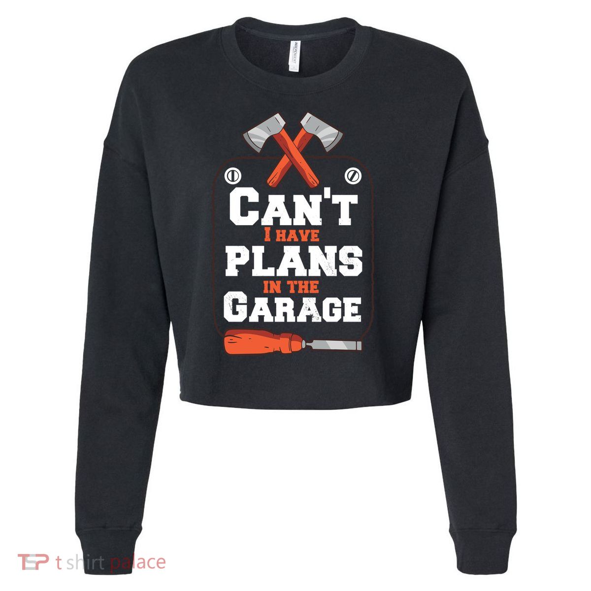 Garage Plans Cropped Pullover Crew