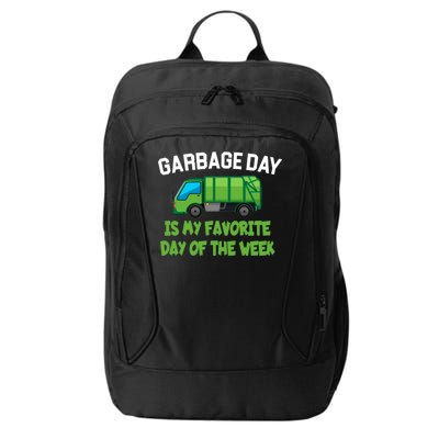 Garbage Day Is My favorite Day City Backpack