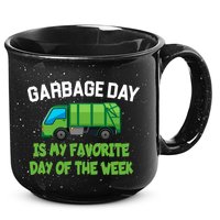 Garbage Day Is My favorite Day 15oz Campfire Ceramic Mug