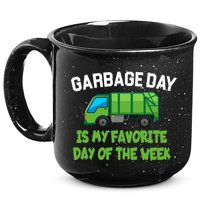 Garbage Day Is My favorite Day 15oz Campfire Ceramic Mug